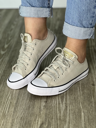 Tenis Converse Ct17300001 Chuck Taylor All Star Bege Bege Claro