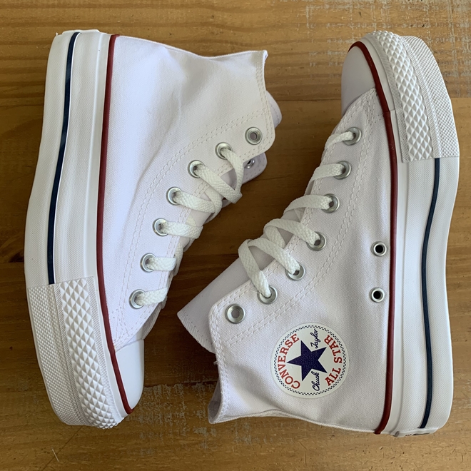 Tênis Chuck Taylor All Star Lift Plataforma Cano Alto Preto Converse CT0494  Tamanho:33