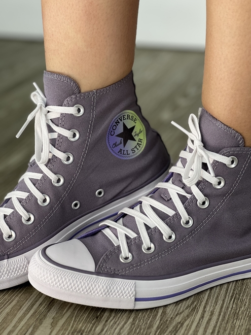 Tênis Feminino Converse All Star Chuck Taylor Casual Cano Alto